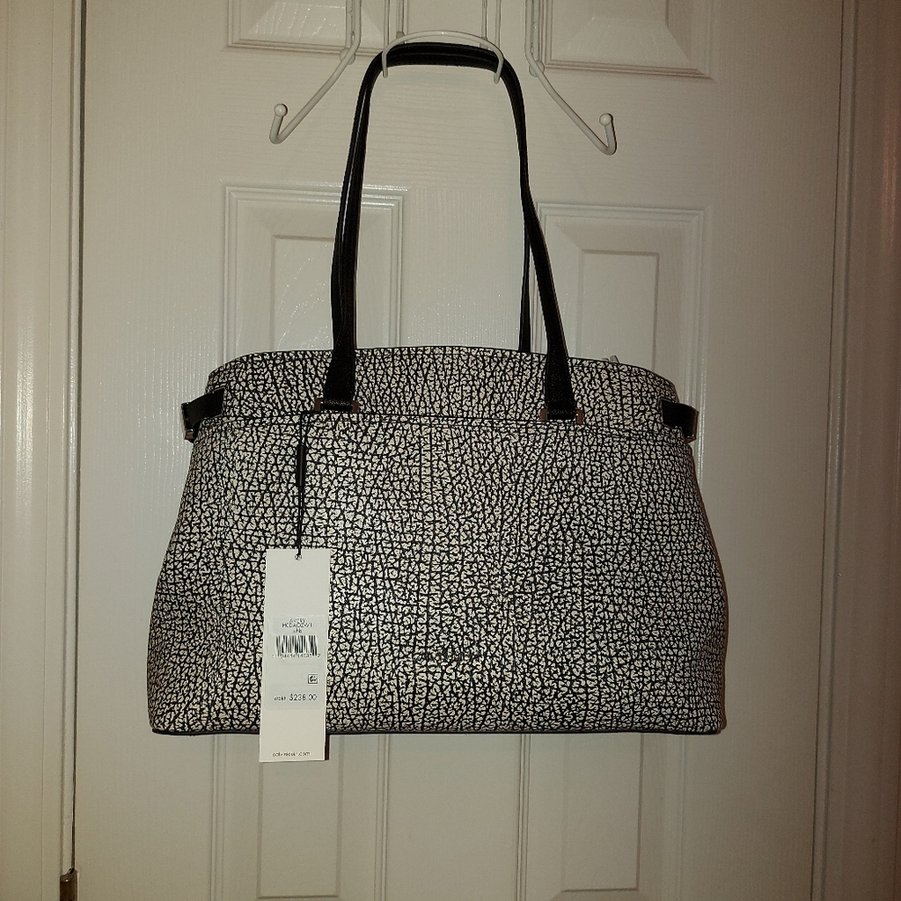 Calvin Klein Avery Micro Pebble Leather Tote NWT - Picture 2 of 13